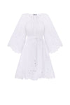AERIN ROMANTIC DRESS WITH RCHELIEU EMBROIDERY