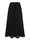 Black richelieu skirt