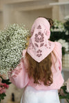 RICHELIEU EMBROIDERED HEADSCARF