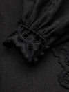FLEUR DE LIS bib blouse