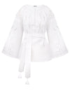 WHEAT RICHELIEU LINENBLOUSE