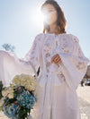 OSOBLYVA RICHELIEU LINEN DRESS