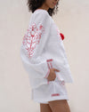 OSOBLYVA CLASSIC LINEN BLOUSE