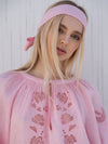 OSOBLYVA Rishelieu Pink Blouse