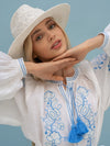 OSOBLYVA White Linen Blouse
