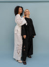 SIMPLY YOU EMBROIDERED LINEN TROUSERS