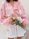 OSOBLYVA CLASSIC LINEN BLOUSE
