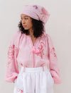 RICHELIEU EMBROIDERED HEADSCARF