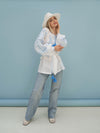 OSOBLYVA White Linen Blouse