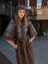 OSOBLYVA RICHELIEU MIDI DRESS