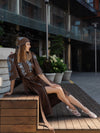 OSOBLYVA RICHELIEU MIDI DRESS