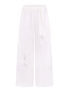 SIMPLY YOU EMBROIDERED LINEN TROUSERS