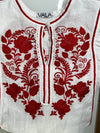 FOREST SONG BOHO LINEN BLOUSE