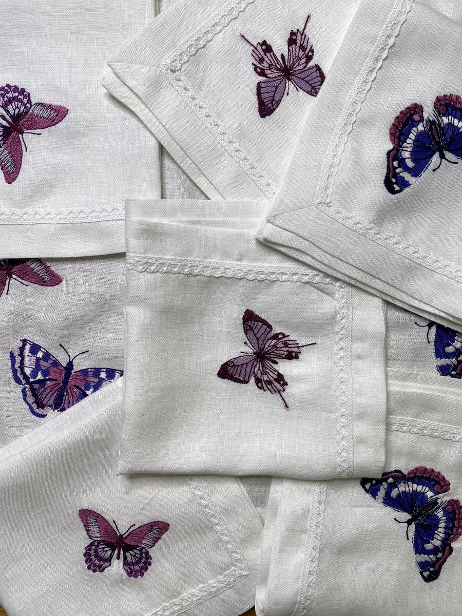 Setting Vala BUTTERFLY LINEN TABLE SET– VALA
